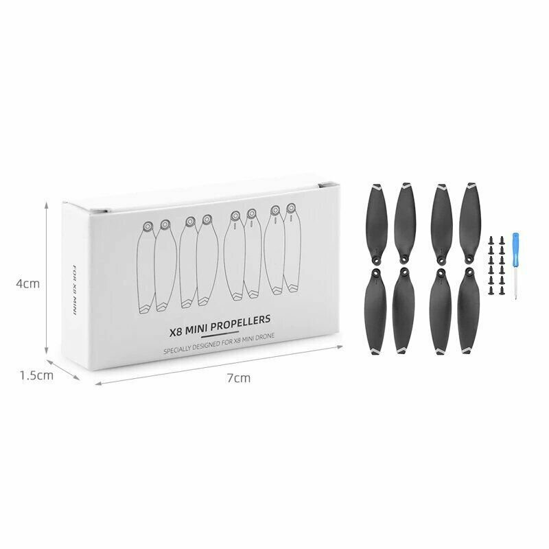 Комплект пропеллеров для квадрокоптера дрона Xiaomi Fimi X8 Mini