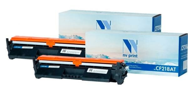 Набор картриджей NV-Print NV-CF218AT-SET2 для LaserJet Pro M132a/ M132fn/ M132fw/ M132nw/ M104a/ M104w 1400стр Черный