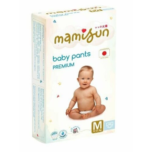 MAMISUN Подгузники-трусики M 6-11кг 48шт