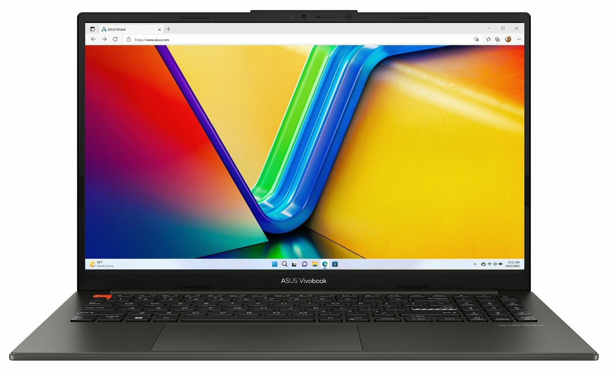 Ноутбук Asus Vivobook S15 OLED K5504Va-MA343W 90NB0ZK5-M00L10 (Core i9 2600 MHz (13900H)/16384Mb/1024 Gb SSD/15.6"/2880x1620/Win 11 Home)