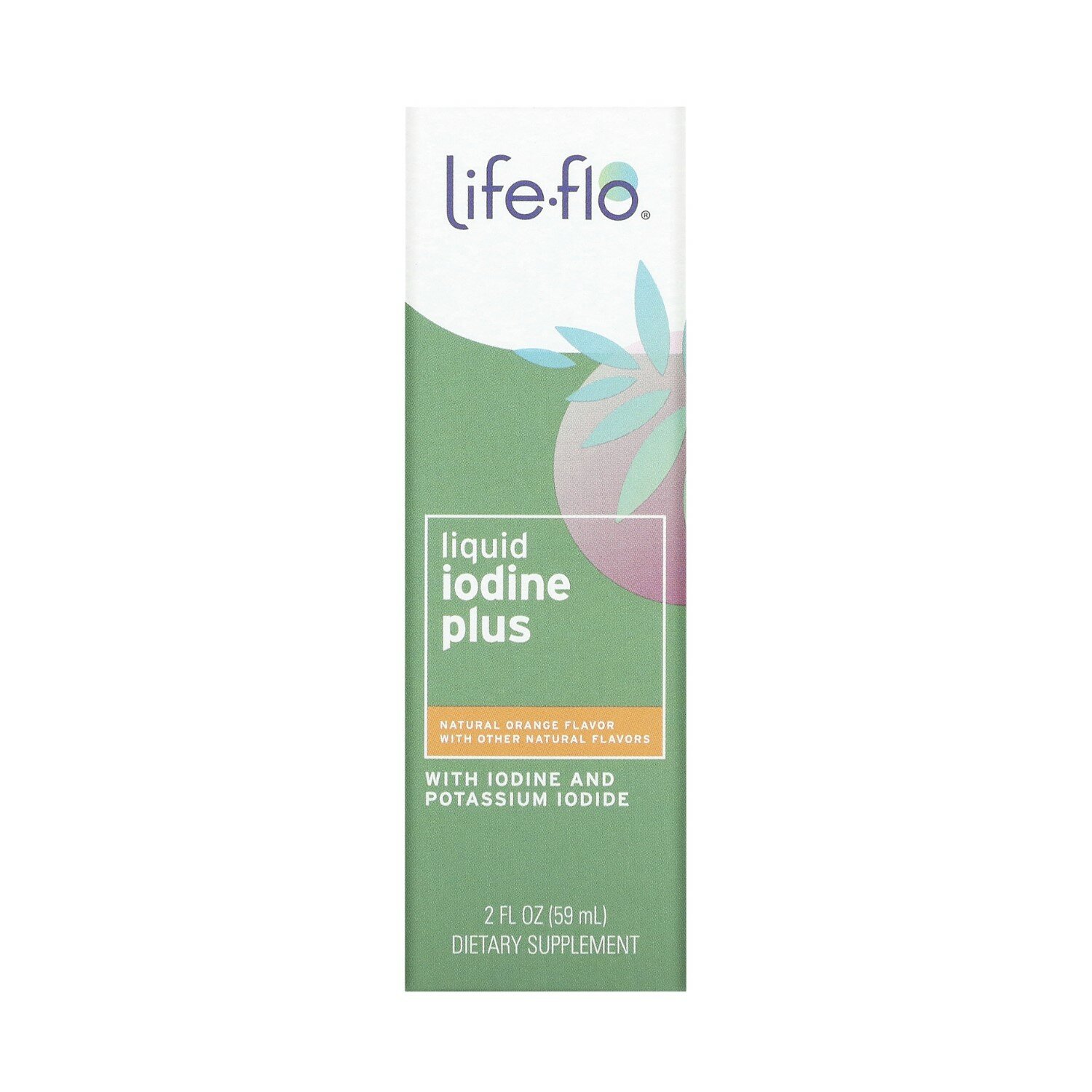 Life-flo Liquid Iodine plus (апельсин) 59 мл