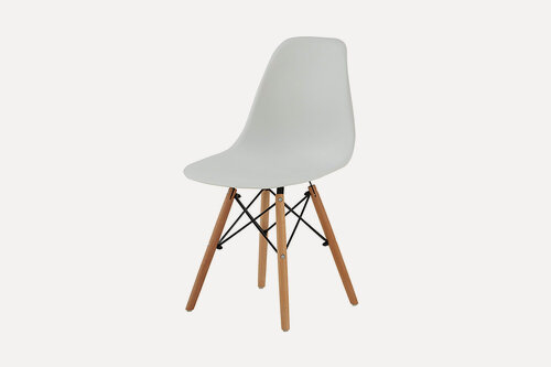 Изображение товара Стул кухонный Hoff Aspen, 46х81х52 см, ножки массив бука, металл, цвет белый