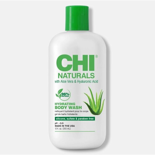 Гель для тела увлажняющий CHI NATURALS с алоэ вера и гиалуроновой кислотой, новинка, 355мл в Megalopolis