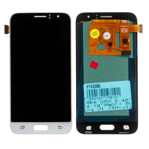 Дисплей для Samsung J120F (J1 2016) в сборе с тачскрином Белый - 4, 3" (TFT)
