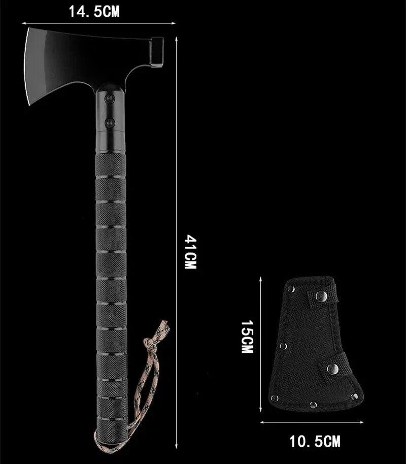 Топор туристический с ножом 728 , огнивом и свистком