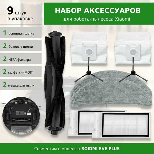 Комплект фильтров и щеток для робот-пылесоса ROIDMI EVE PLUS 1790₽
