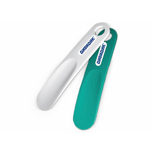 Рожок Дивидик для обуви 19см белый бирюзовый синий 272₽