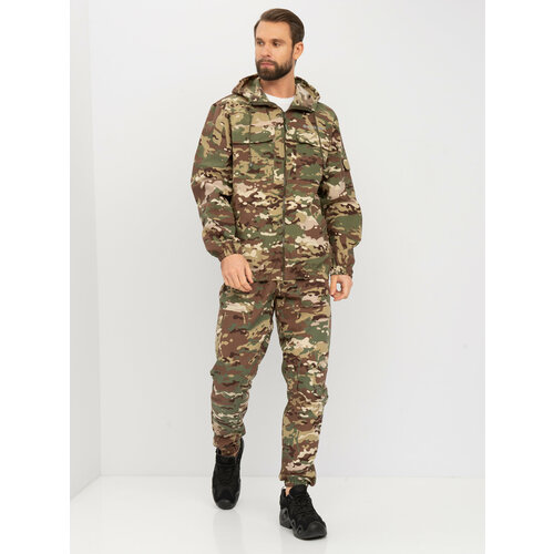 Костюм тактический мужской летний Huntsman Стрелок: туристический, рыболовный, для охоты, ткань смесовая, цвет мультикам (р.48-50/182-188)