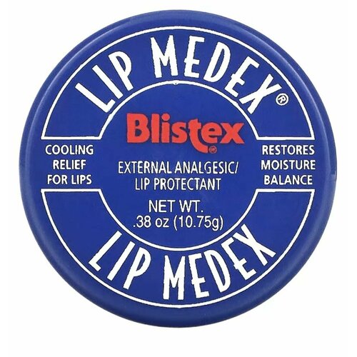 Blistex, Lip Medex, наружное обезболивающее средство для защиты губ, 10,75 г