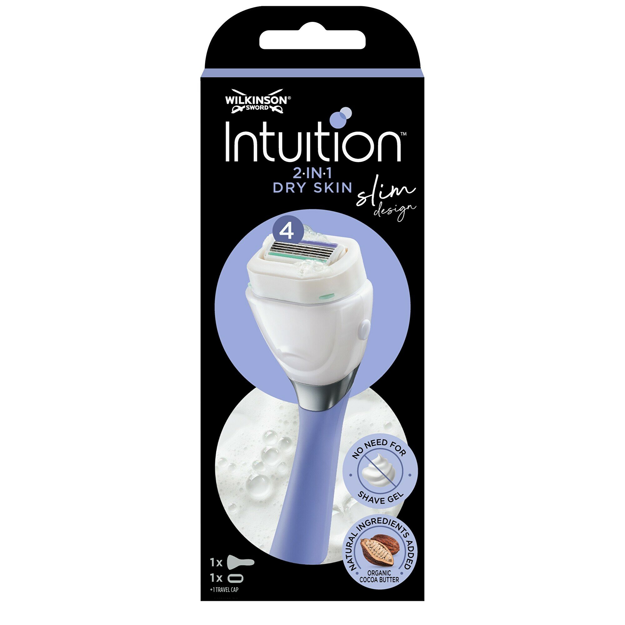 Wilkinson Sword / SCHICK Intuition DRY SKIN SLIM /     1-  