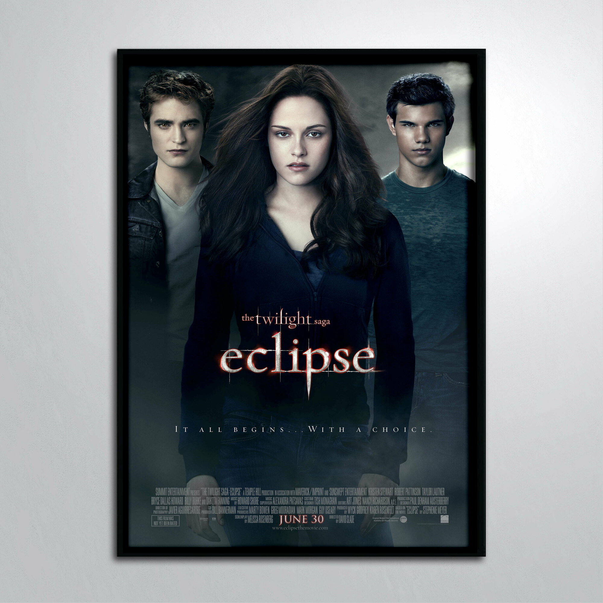 Постер в раме/Сумерки. Сага. Затмение Кристен Стюарт Роберт Паттинсон Тейлор Лотнер The Twilight Saga: Eclipse