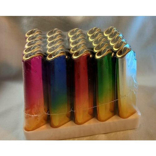 Кремниевая зажигалка ONEY M-02 в металлическом корпусе 25шт 1250₽