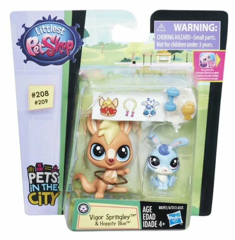 Littlest Pet Shop кенгуру и кролик