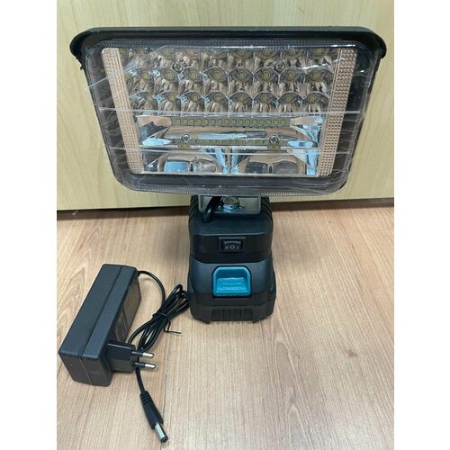 фото Фонарь светодиодный аккумуляторный 48v 57led нет бренда