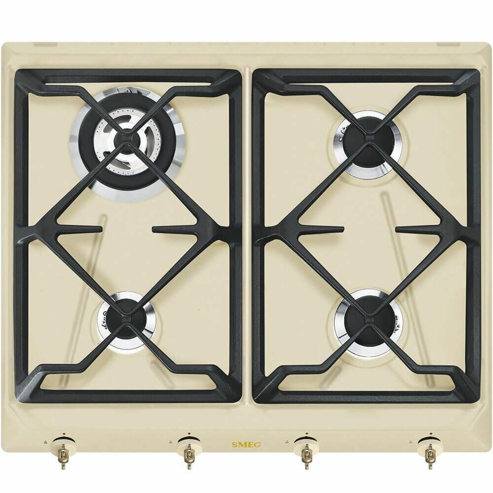 Встраиваемая газовая панель SMEG SRV864POGH, официальная гарантия — фото 1