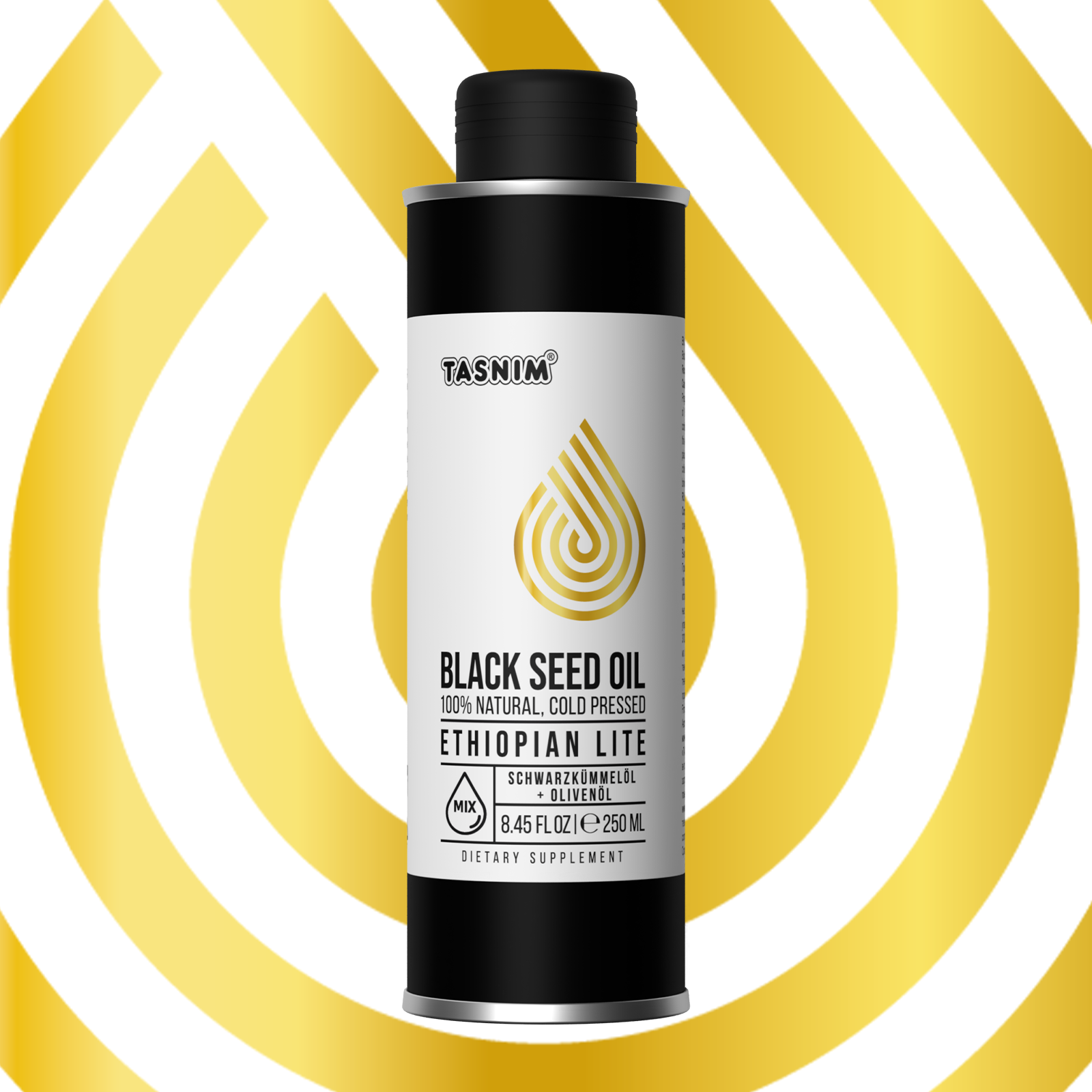 Масло черного тмина холодного отжима Эфиопское Tasnim Lite – 250 мл