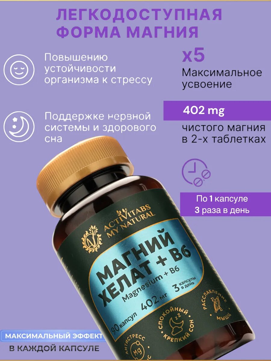 Magnesium витамины и минералы — фото 1