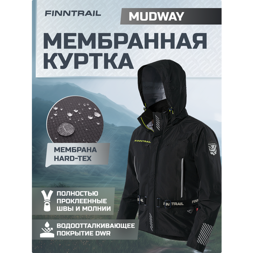 Куртка Finntrail Mudway, L, демисезон, graphite
