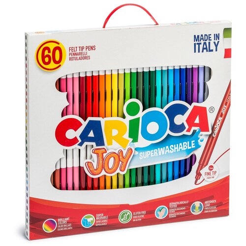 Фломастеры Carioca Joy 60 цветов 41015