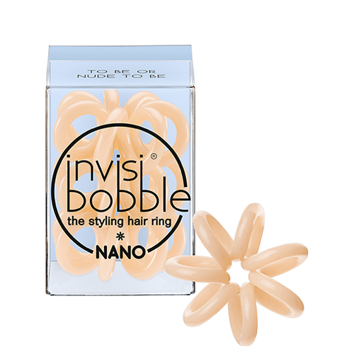 NANO To Be or Nude to Be резинка для волос Invisibobble резинка invisibobble nano 3 шт