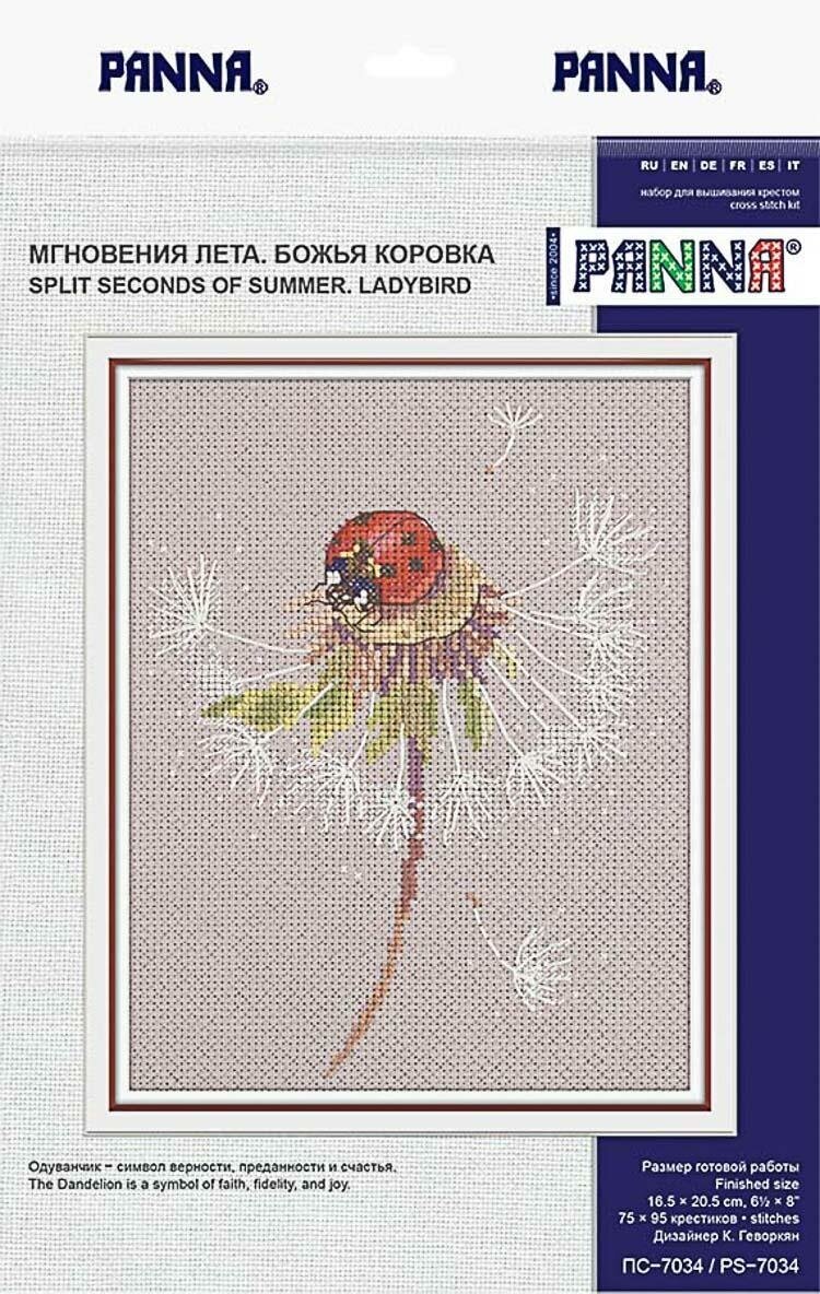 ПС-7034 "Мгновения лета. Божья коровка" PANNA - фото №6