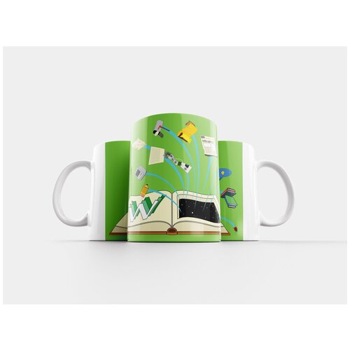 фото Кружка "дорожные знаки, велосипед, цикл" 320 мл lotsprints