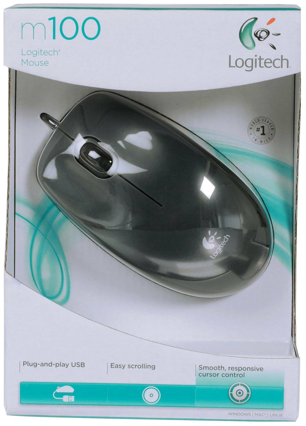 Мышь проводная Logitech - фото №3