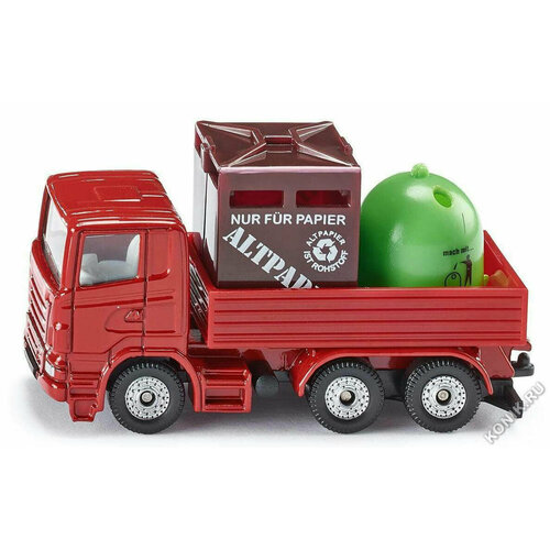 Siku Грузовик-транспортер MAN 0828 грузовик man с кузовом фургоном гидробортом и решетчатым коробом 1 50 siku