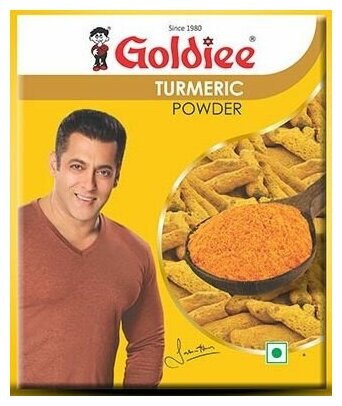 Goldiee TURMERIC POWDER Куркума Молотая, 100г.