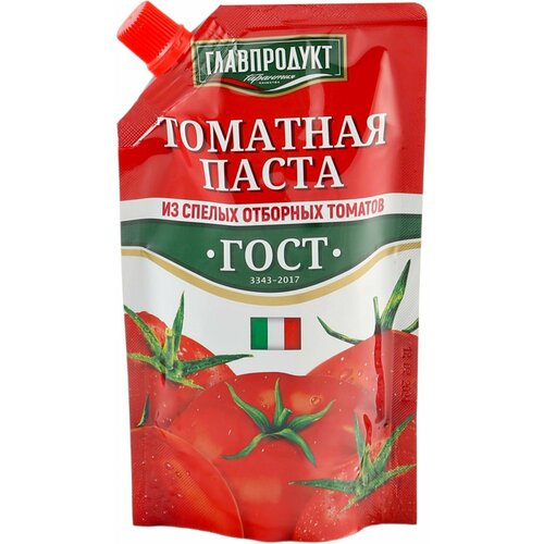 Паста томатная главпродукт, ГОСТ, 200г - 4 шт.