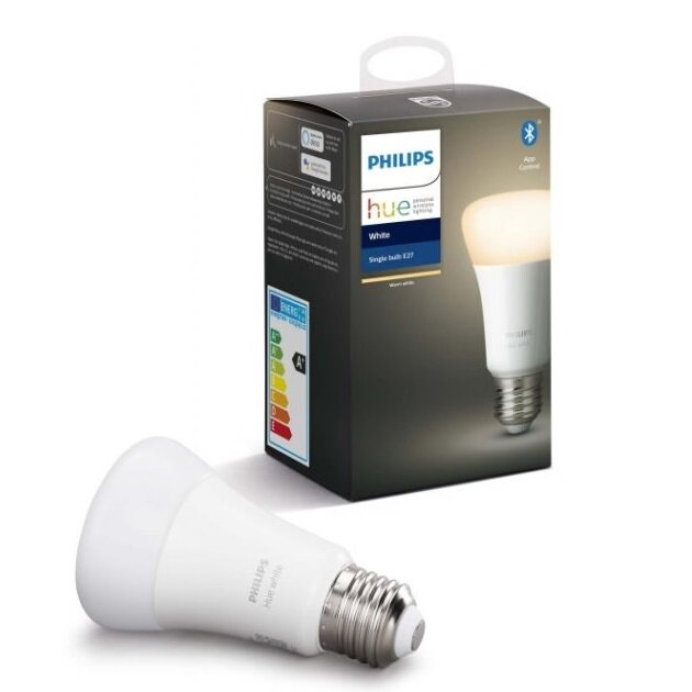 Лампа светодиодная Philips Hue White E27 A60 9Вт 2700 К 1шт 929001821602