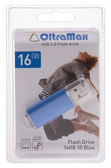 USB флэш-накопитель (OLTRAMAX OM016GB30-Bl синий)