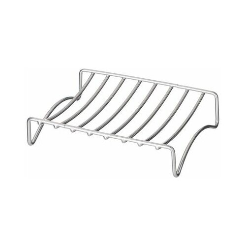 Мыльница настольная 13х10х3 см Цвет:хром