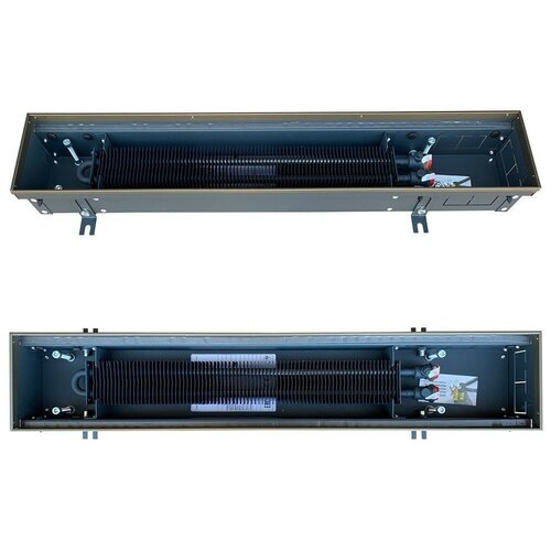 Внутрипольный конвектор Techno Power KVZ 150-85-2400Б с естественной конвекцией окантовка цвет бронза без решетки 19635₽