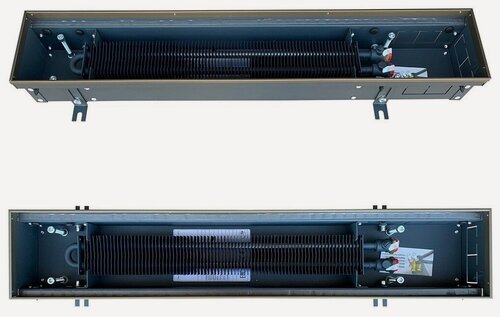 Изображение товара Внутрипольный конвектор Techno Power KVZ 150-85-2400/Б с естественной конвекцией, окантовка цвет бронза, без решетки