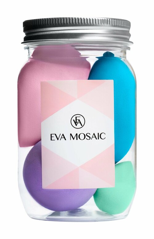 Набор спонжей для макияжа Eva Mosaic Набор спонжей для макияжа №2