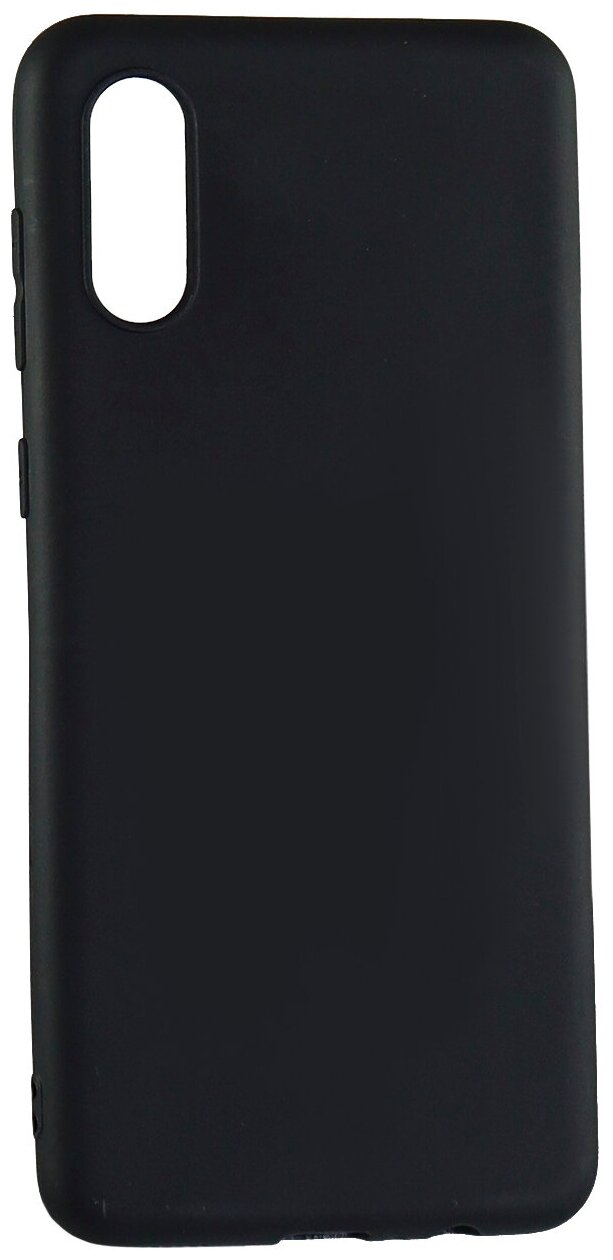 Защитный чехол TPU LuxCase для Samsung Galaxy A02, Чёрный, 1,1 мм