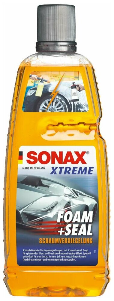 Защитный шампунь с силантом SONAX XTREME Foam Seal (Германия) 1л 251300