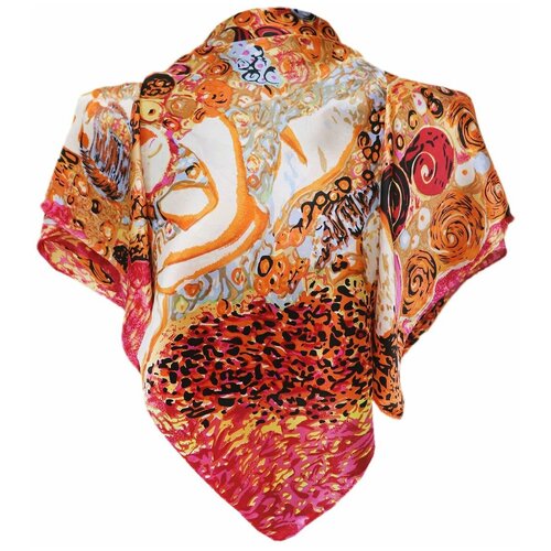 фото Платок crystel eden,85х85 см, розовый