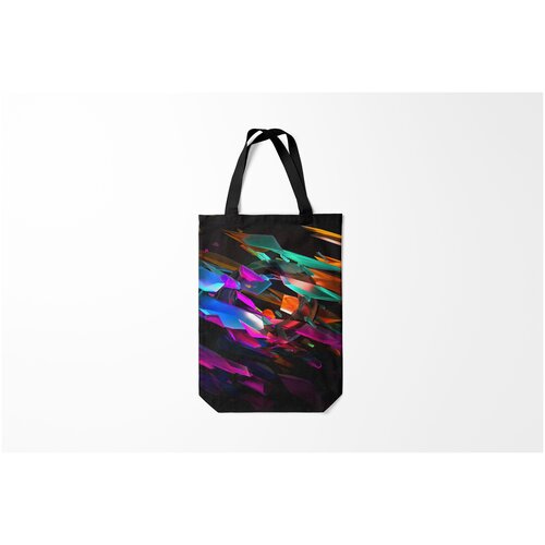 фото Сумка-шоппер / 31х42 см / тренды / абстракция стеклянный лед burnettie