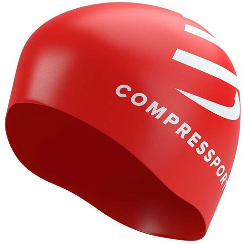 Плавательная шапочка Compressport Swim, красная