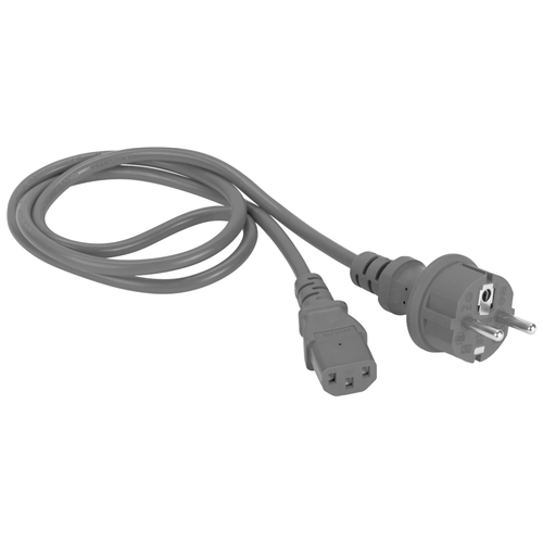 Кабель питания Schuko - IEC-320-C13, 5м, Lanmaster (LAN-PP13/SH-5.0-BK) кабель питания schuko iec 320 c13 5м lanmaster lan pp13 sh 5 0 wh