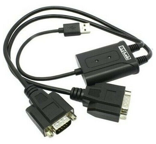 Переходник USB - 2x COM, ST-Lab U-700