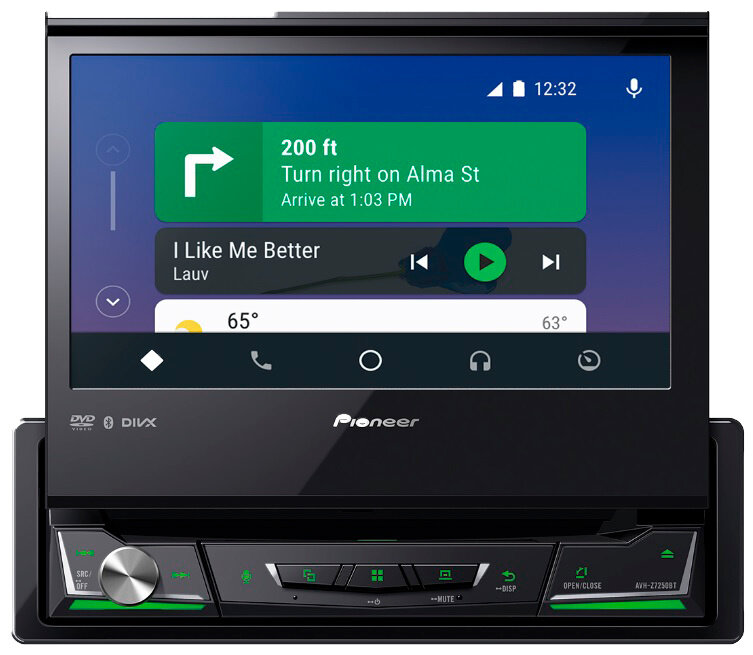 Автомагнитола Pioneer AVH-Z7250BT 1DIN 4x50Вт DSP 7" 3 RDS