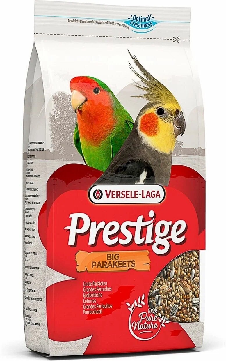 Versele-Laga корм Prestige Big Parakeet для средних попугаев, 1кг