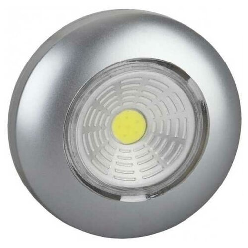 Фонарь-подсветка Pushlight металлик COB 3 Вт 3xAAA REV 29099 5 фонарь подсветка rev pushlight cob led 3вт 3xaaa