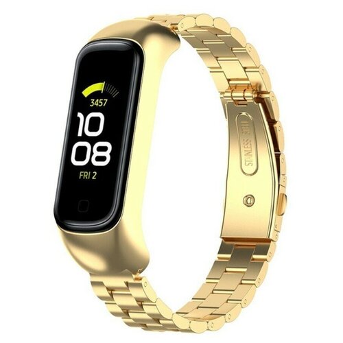 Стальной браслет для Samsung Galaxy Fit 2 SM-R220 золото 119900₽