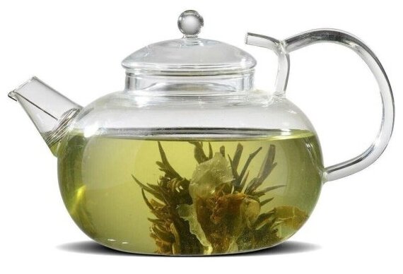 Чайник заварочный стеклянный Tima "иван-чай" 600мл TP106