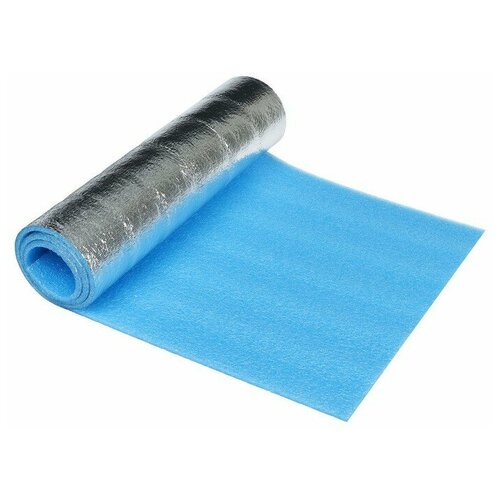 фото Коврик туристический с фольгой, размер 180x60x1 см, цвет синий maclay
