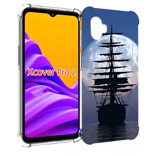 Чехол MyPads Парус-в-море для Samsung Galaxy Xcover Pro 2 задняя-панель-накладка-бампер чехол mypads парус в море для samsung galaxy a34 задняя панель накладка бампер